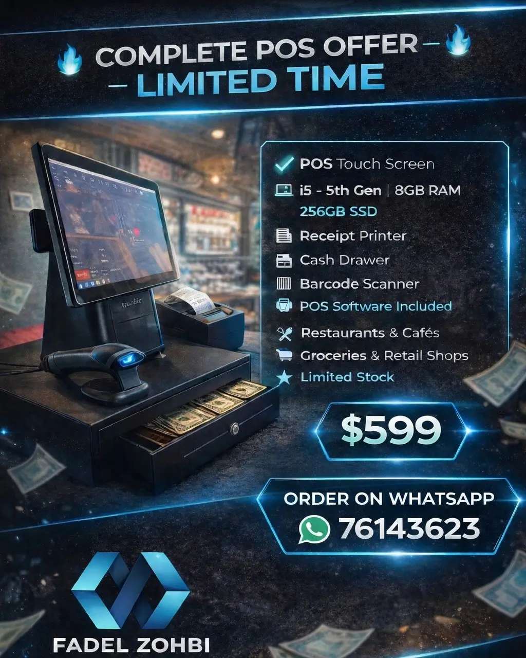 Complete POS Touch Screen $599