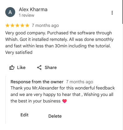 Customer Review