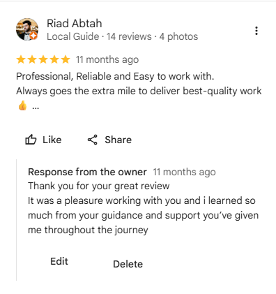 Customer Review